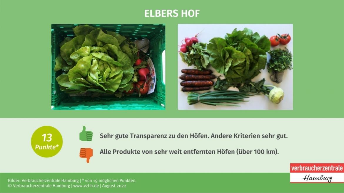 Regionale Gemüse-Kiste: Marktcheck Anbieter Elbers Hof (2022)