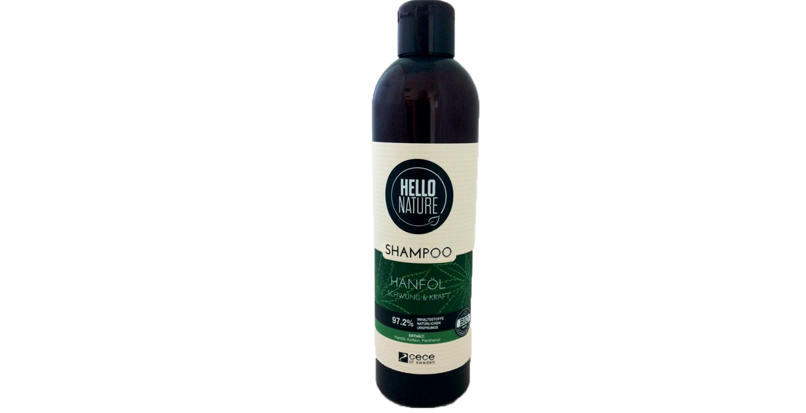 Greenwashing bei Kosmetik: Hello Nature Shampoo Hanföl