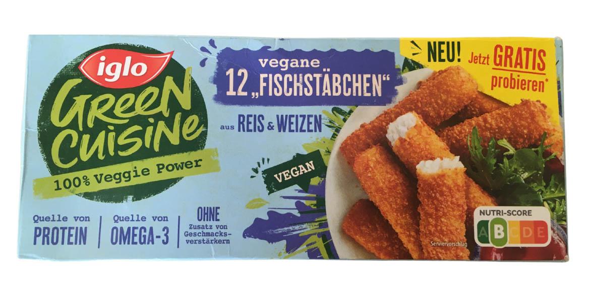 Fisch-Alternativen: Green Cuisine Vegane „Fischstäbchen“, Iglo GmbH