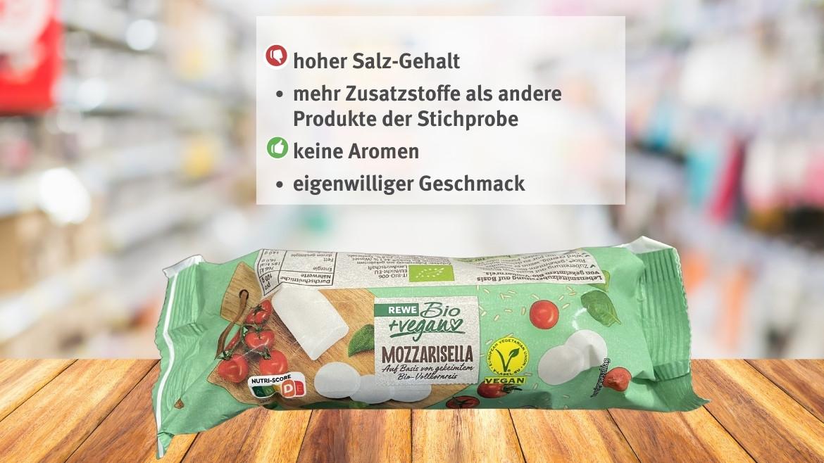 Veganer Käse: Rewe Bio Mozzarisella im Marktcheck (2023)