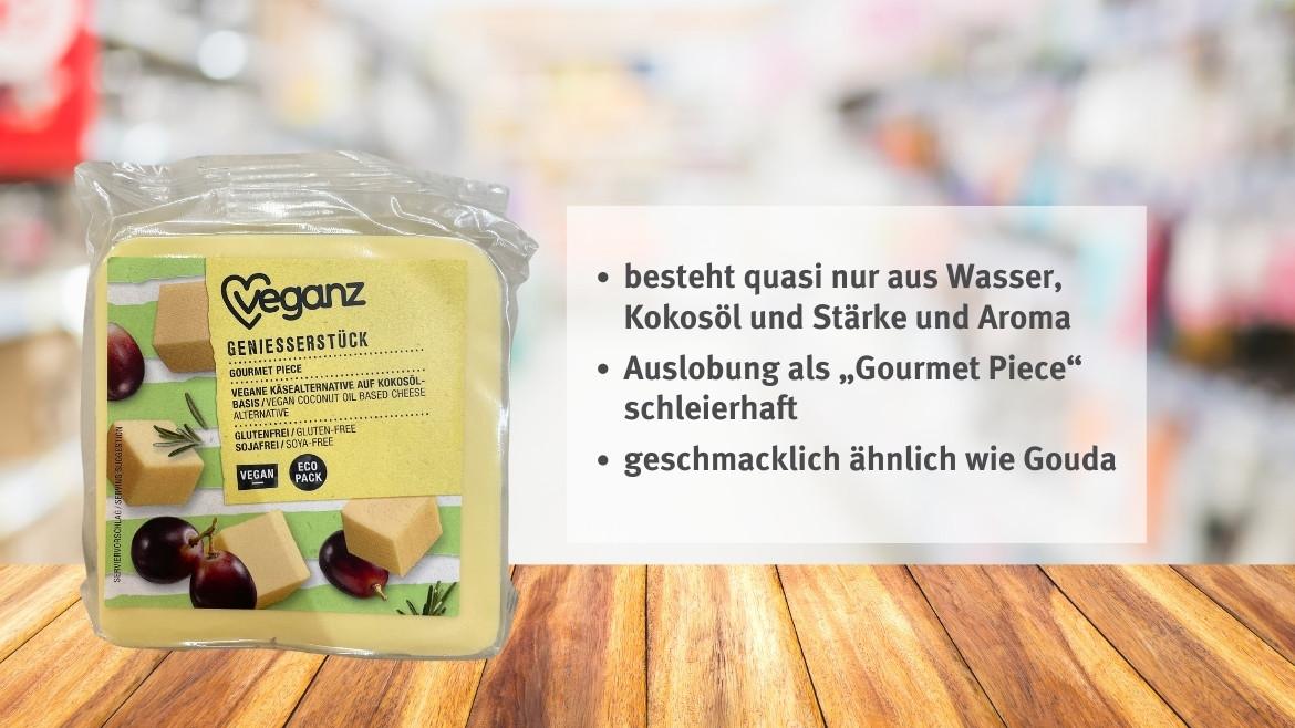 Veganer Käse: Veganz Genießerstück im Marktcheck (2023)