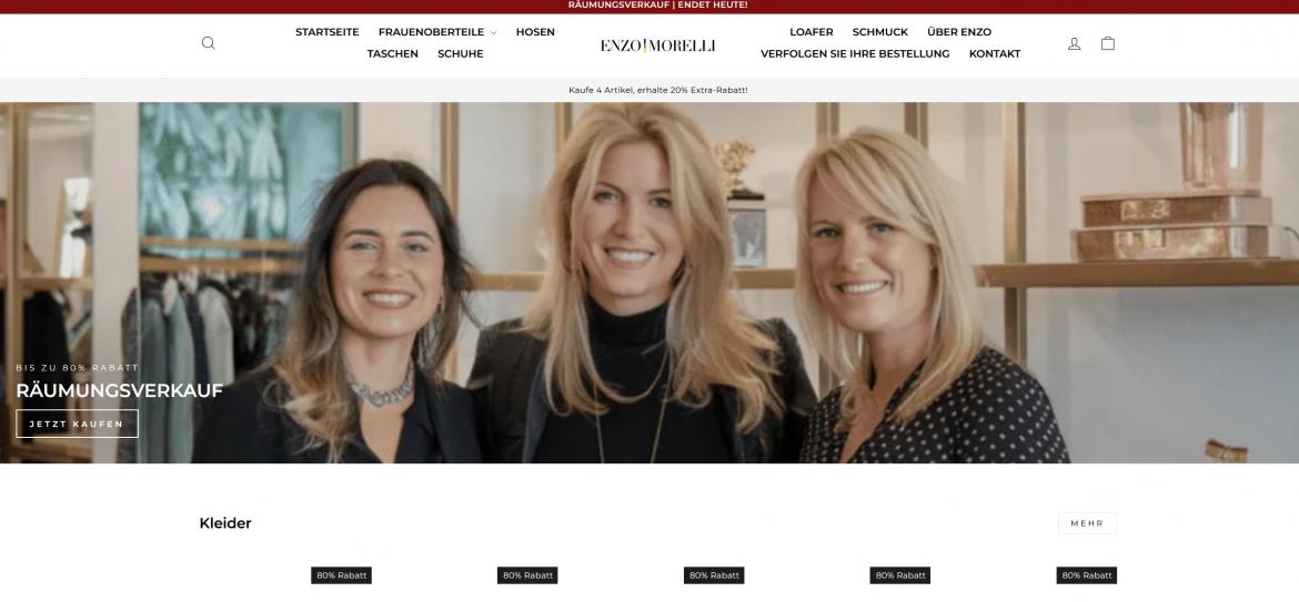 China-Shop: enzomorelli.de (2025)