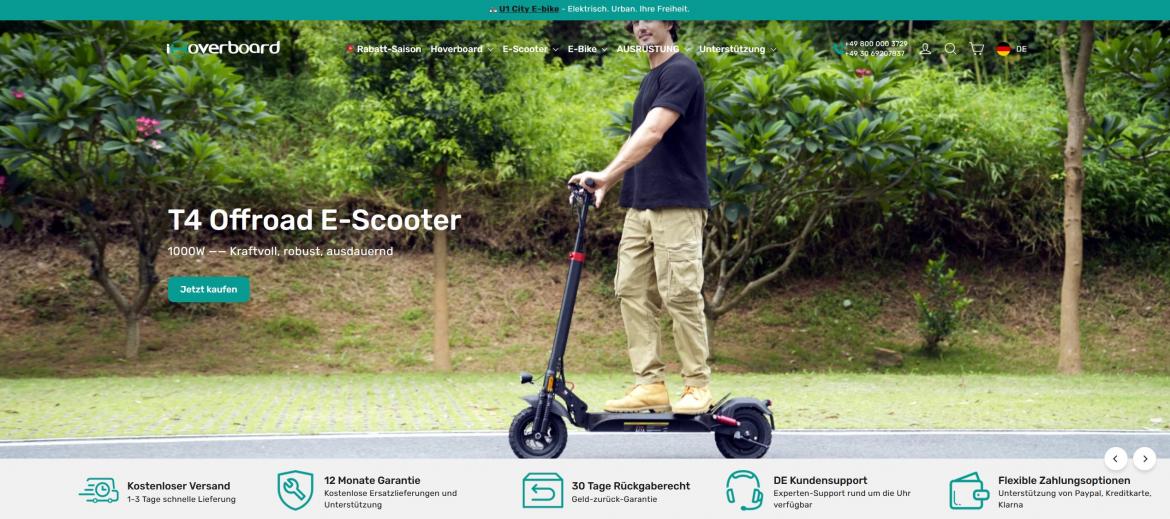 China-Shop: ihoverboard.de (2025)