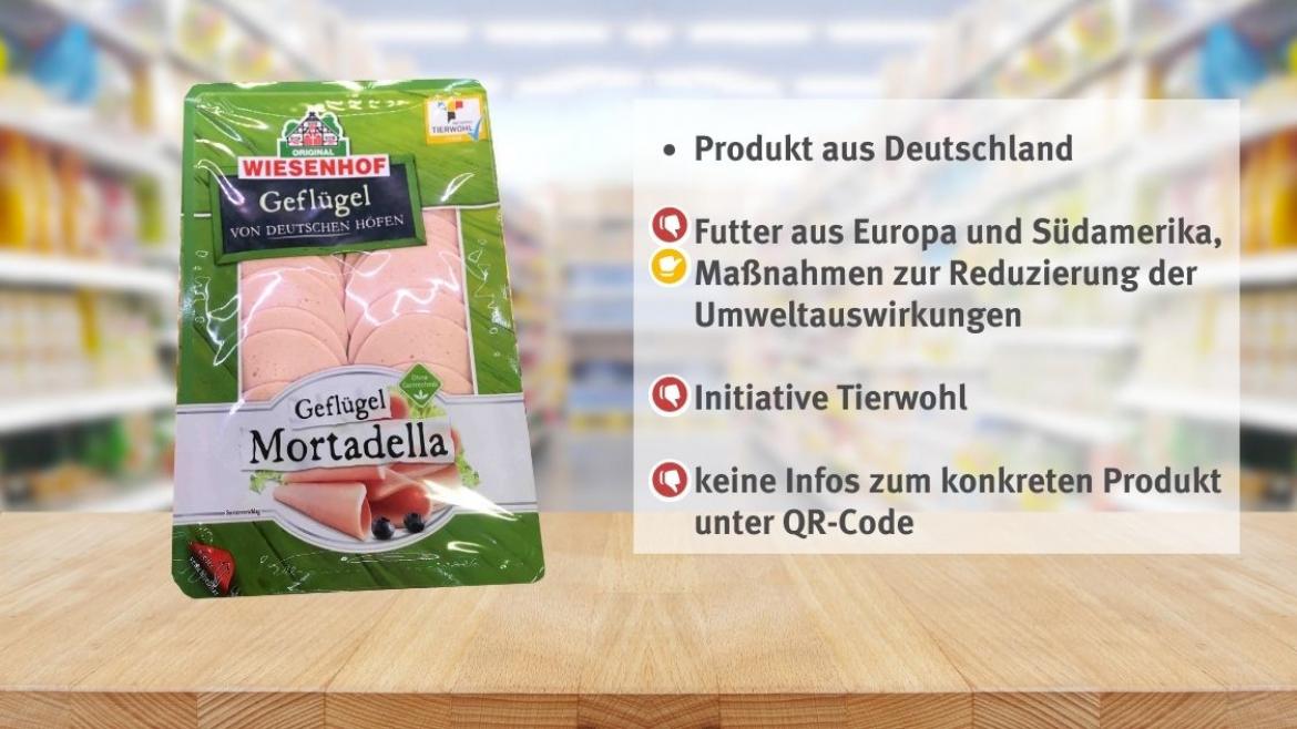 Marktcheck Fleisch Wiesenhof Geflügel Mortadella
