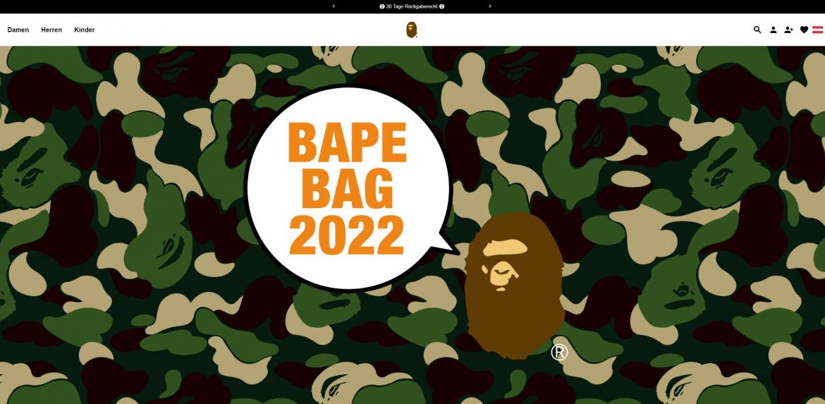 Fake-Shop: bape.at (2023)