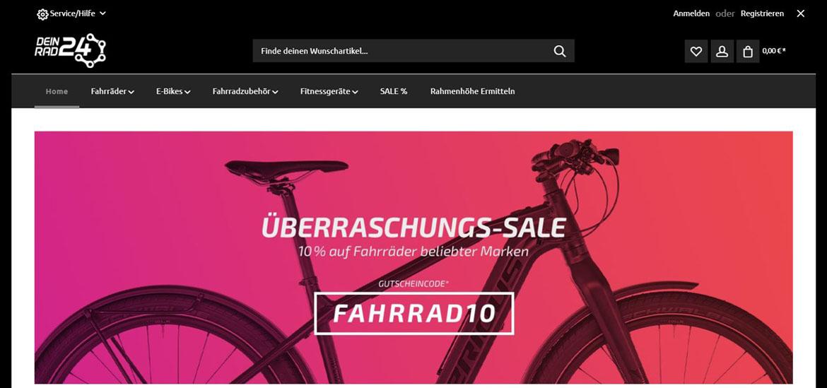 Fake-Shop: deinrad24.de (2021)