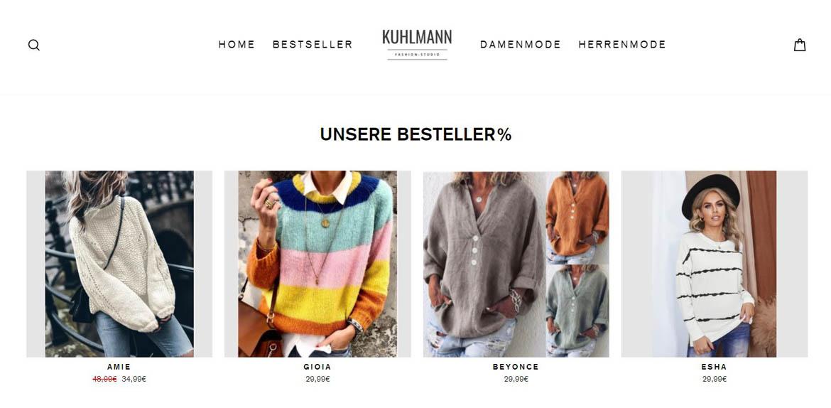 Fake-Shop: fashion-kuhlmann.de (2021)