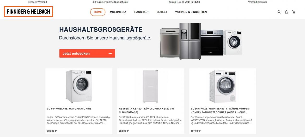 Fake-Shop: finninger-helbach.com (2022)