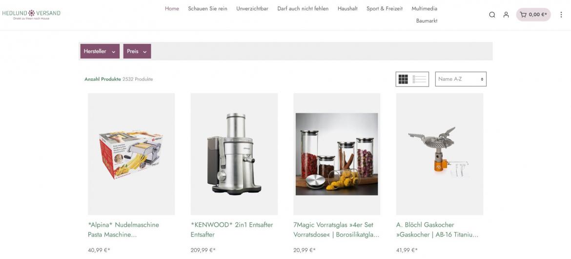 Fake-Shop: hedlund-versand.com (2023)