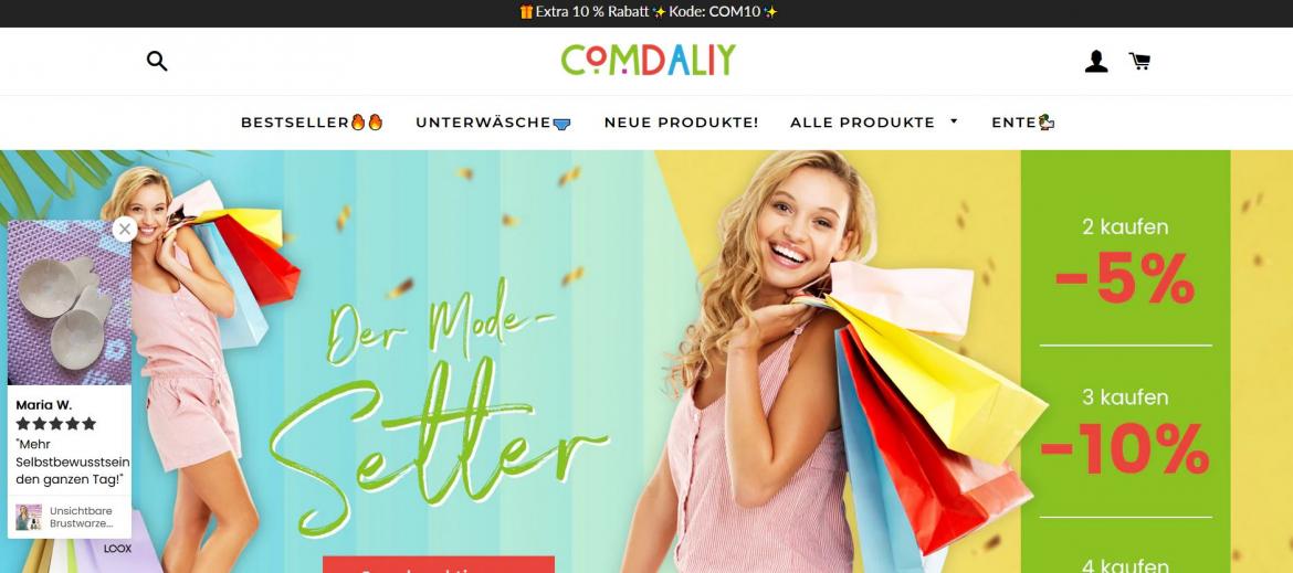 Fake-Shop: comdaliy.de (2024)