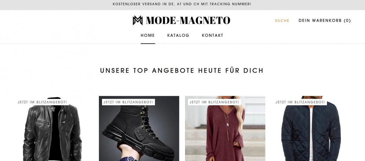 Fake-Shop: modemagneto.de (2024)