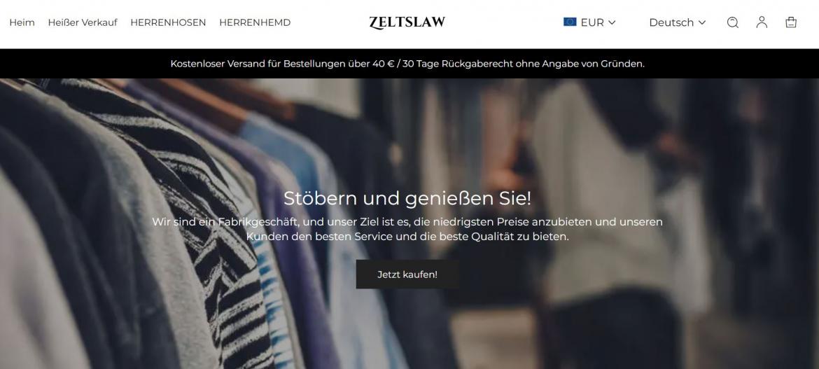 Fake-Shop: zeltslaw.com (2024)