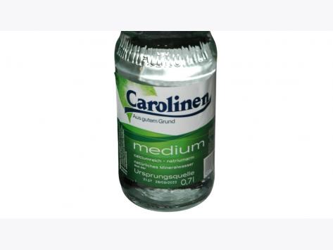 Mogelpackung: Carolinen Mineralwasser Medium (2020)